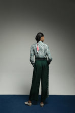 PURANA REGULAR PANTS TROPIPELAGO JAPAN WAVE BATIK - EMERALD