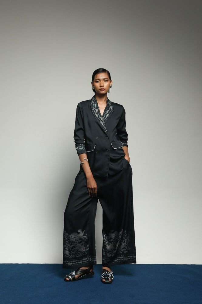 [Pre - Order] PURANA BLAZER TROPIPELAGO JUNGLE - BLACK