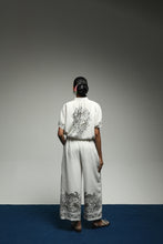 [Pre - Order] PURANA DRAPPED TOP OFF TROPIPELAGO JUNGLE - OFF WHITE