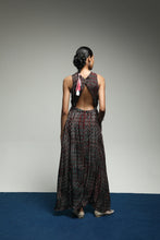 PURANA BACKLESS DRESS TROPIPELAGO SEMPOA BATIK - MAROON