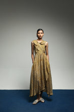 PURANA LONG DRESS TROPIPELAGO SEMPOA BATIK SAILOR DRESS - GOLD