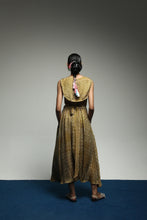 PURANA LONG DRESS TROPIPELAGO SEMPOA BATIK SAILOR DRESS - GOLD