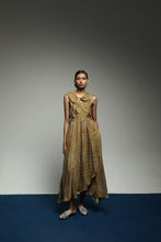 PURANA LONG DRESS TROPIPELAGO SEMPOA BATIK SAILOR DRESS - GOLD