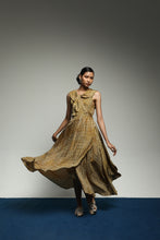 PURANA LONG DRESS TROPIPELAGO SEMPOA BATIK SAILOR DRESS - GOLD