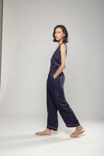 Basic Sleeveless Wrap Top Navy