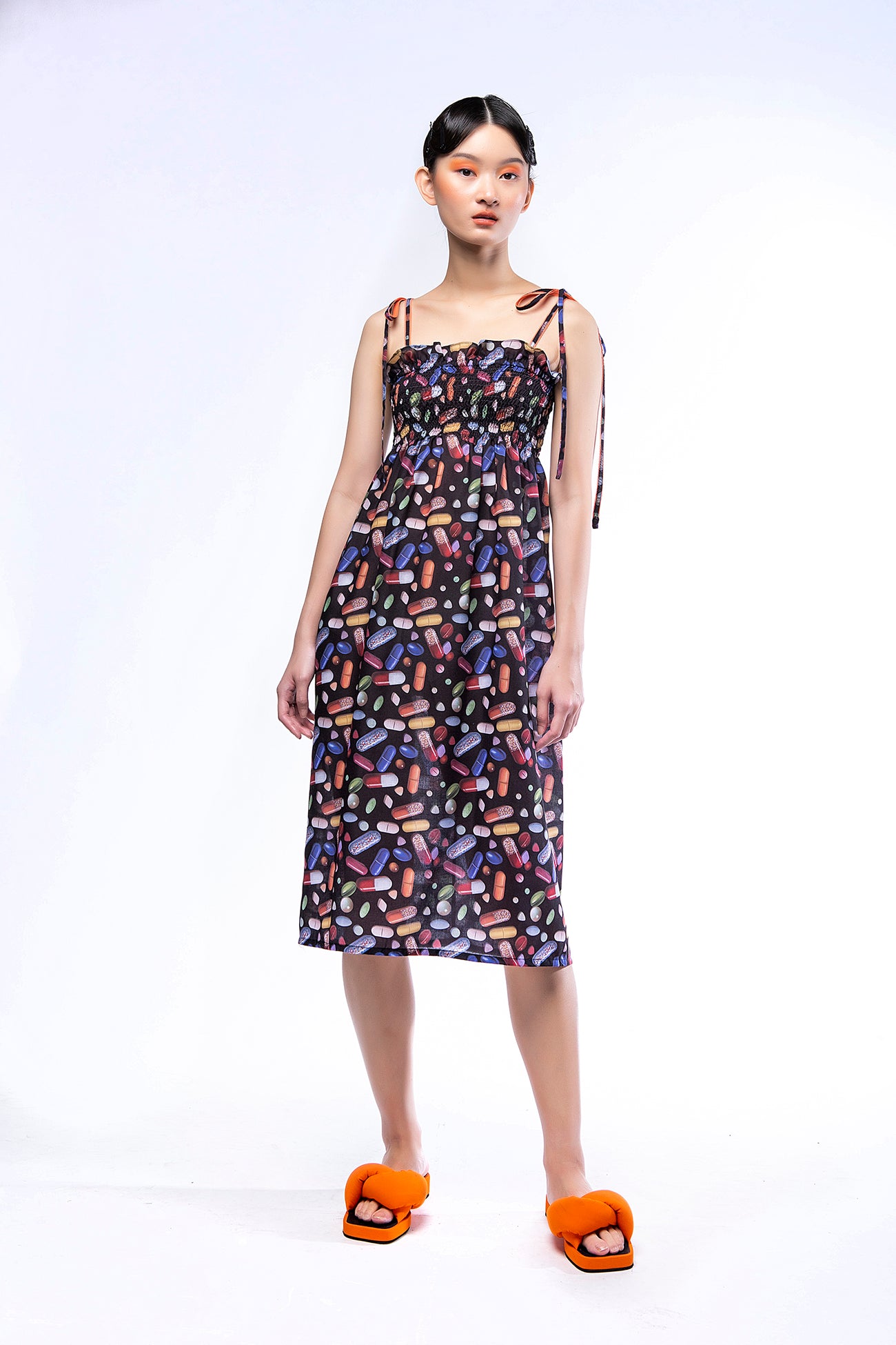 VAANI Multistyle Dress/Skirt in Pills Print